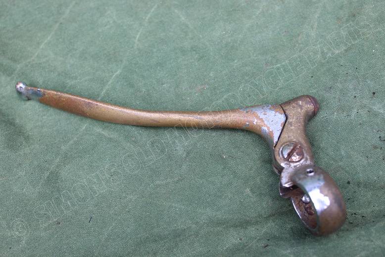 bronzen koppelings hendel jaren 30 brass clutch lever bronze 1930’s