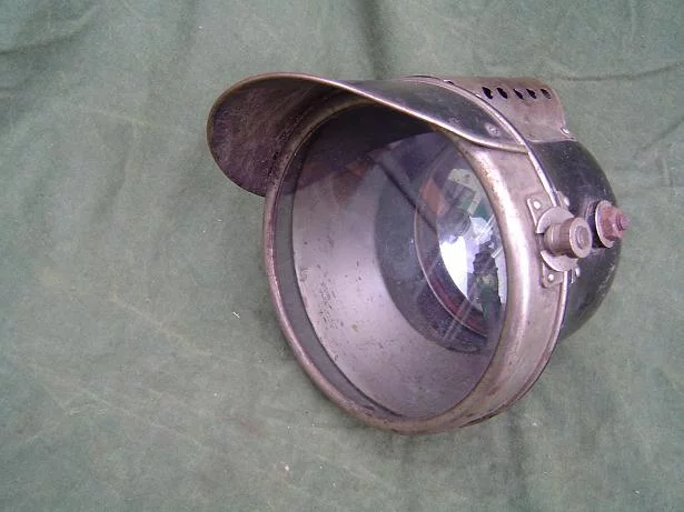 carbidlamp france acetylene lamp 1920's magnin cindo