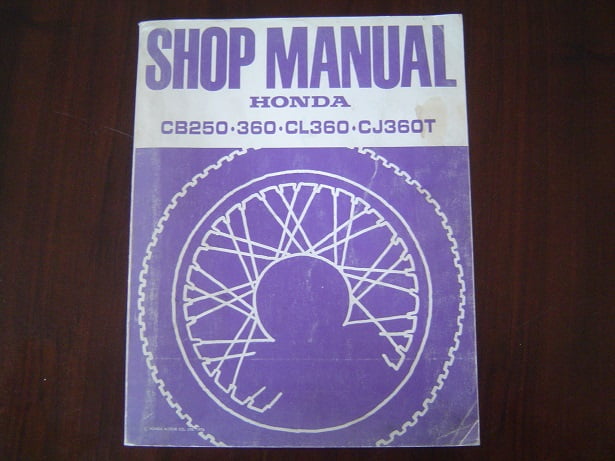 HONDA CB250 CB360 CL360 CJ360 T  1976 shop manual