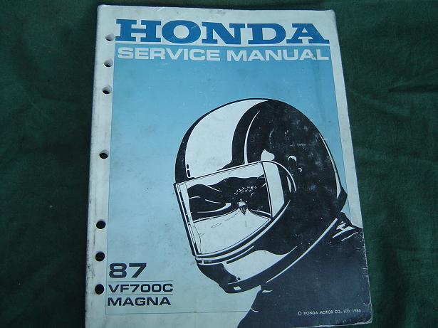 HONDA VF700C MAGNA  1987 service manual  VF 700 C