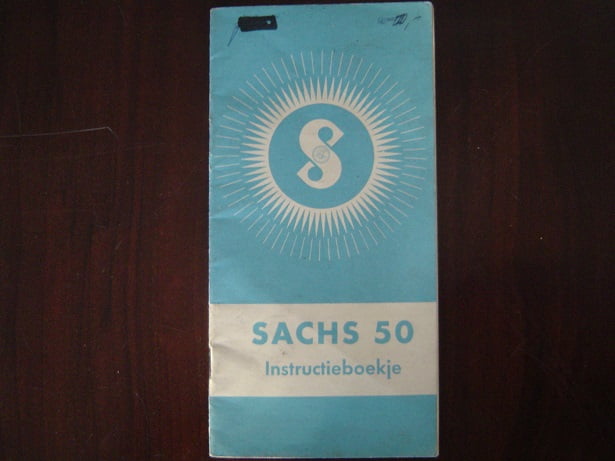 SACHS 50  2 versnelling 1955 instructie boekje