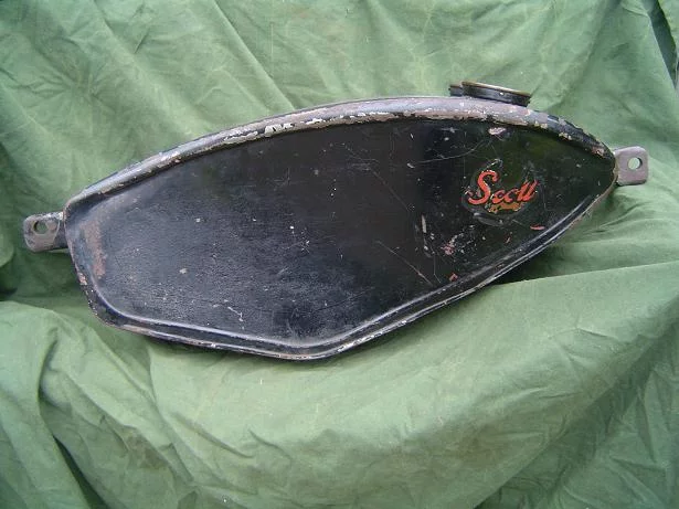 SCOTT squirrel 1930's petrol tank  benzine tank petroltank