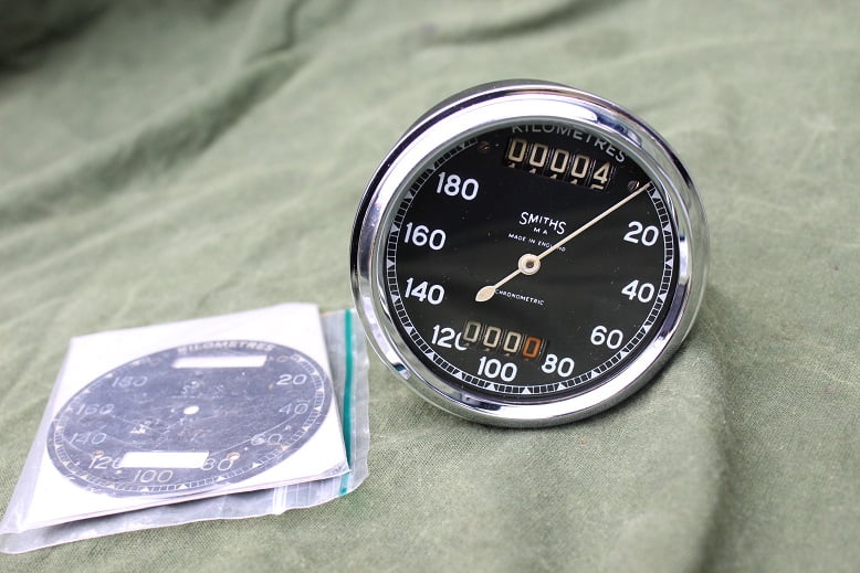 SMITHS S467/167 180 KM chronometric kilometer teller speedometer tachometer