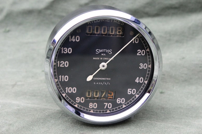 SMITHS S433/5/L 140 KM chronometric speedometer kilometer teller tacho