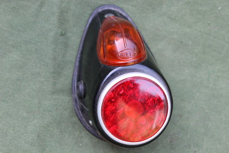 HELLA 1950's motorfiets achterlicht rucklicht rearlamp BMW ?? ?? | Simons Old Motorcycle Parts