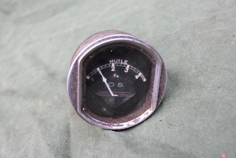 O.S. 4 KG olie drukmeter oil pressure gauge oel druckmesser 1930’s