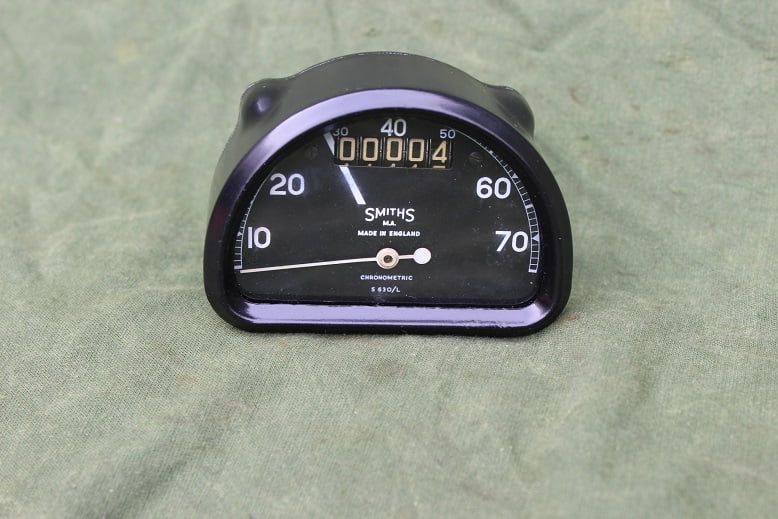 SMITHS S630/L 70 miles D type chronometric speedometer tacho mijlenteller S 630