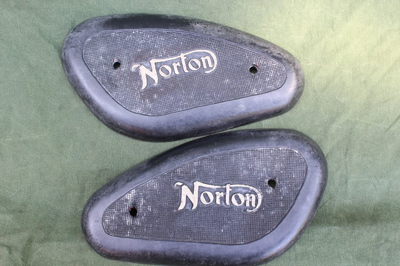 NORTON 1950’s tank rubbers petrol tank pads used