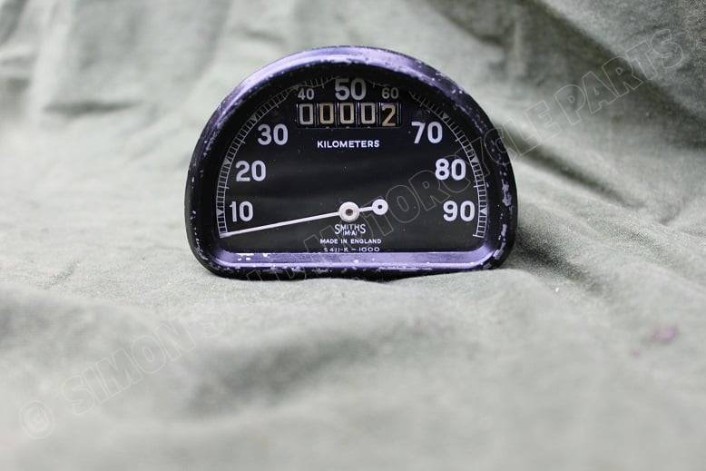 SMITHS S411-K 1000 90 KM D type chronometric speedometer kilometer teller tacho