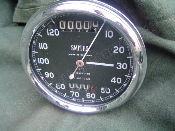 SMITHS S467/163/N 120 Mls chronometric speedometer mijlenteller tacho