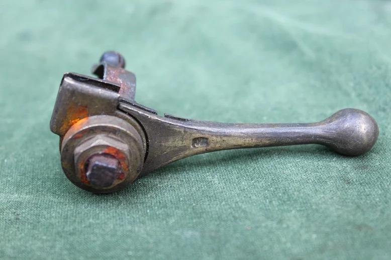 AMAL 1950’s hulpmotor manette cyclemotor lever hilfsmotor gashebel