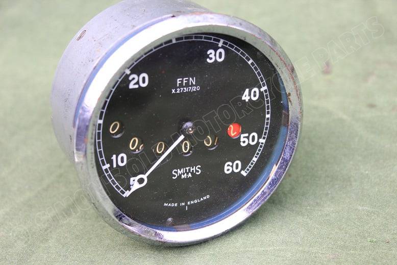 SMITHS 1930’s ? FFN 60 miles speedometer tacho mijlenteller