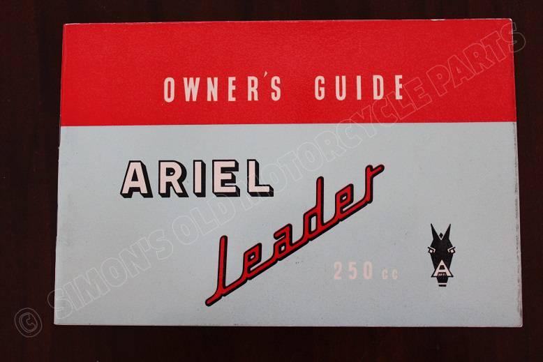 ARIEL LEADER 250 cc owner’s guide 1958 -1960