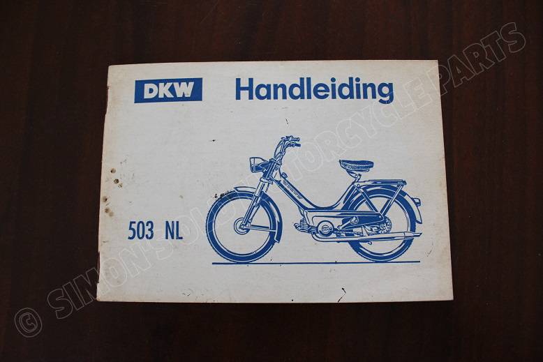 DKW model 503 handleiding / instructie boekje