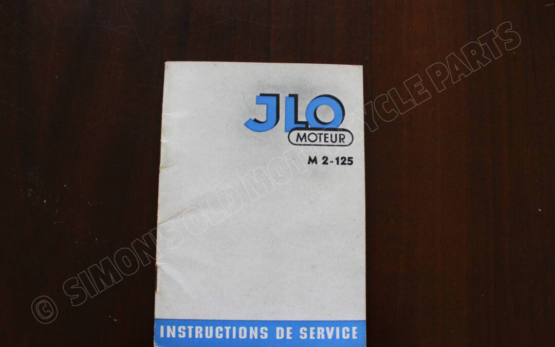 ILO M2-125 instructions de service 250 twin 1955 ? JLO instructie boekje