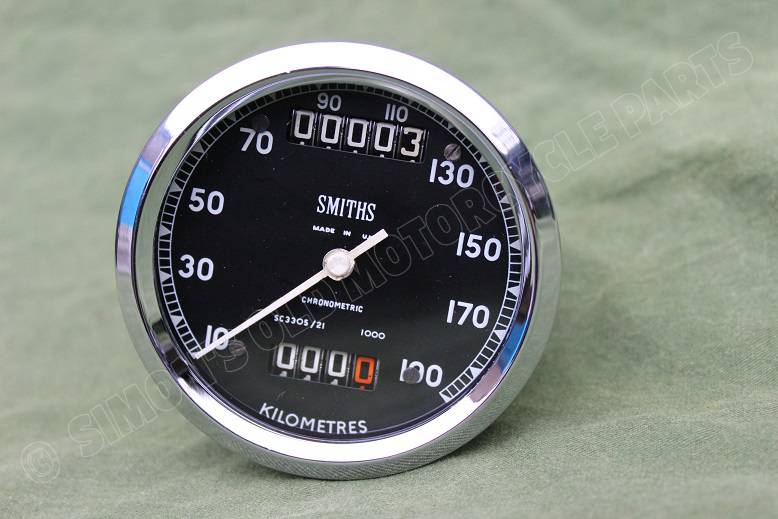 SMITHS SC3305/21 1000 chronometric 190 KM kilometer teller tacho speedometer