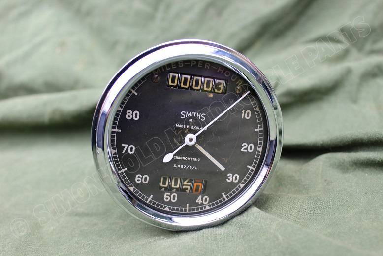 SMITHS S467/9  80 Mph  chronometric mijlenteller speedometer tacho S 467/9
