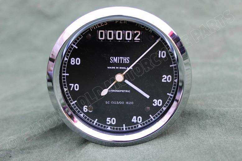 SMITHS SC1303/00  80 miles chronometric speedometer tacho mijlenteller Triumph ??