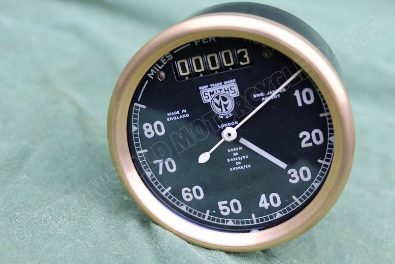 SMITHS 80 miles WD chronometric mijlen teller tacho speedometer S433 HELD reserved