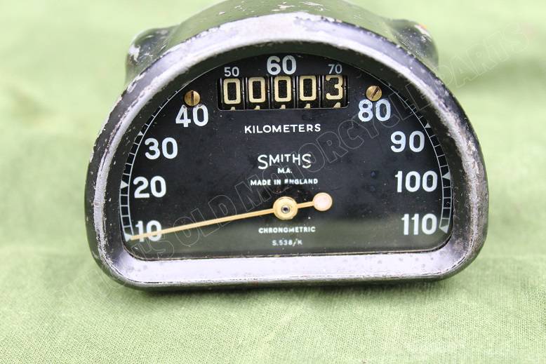 SMITHS S538 K 110 KM D type chronometric kilometer teller speedometer tacho