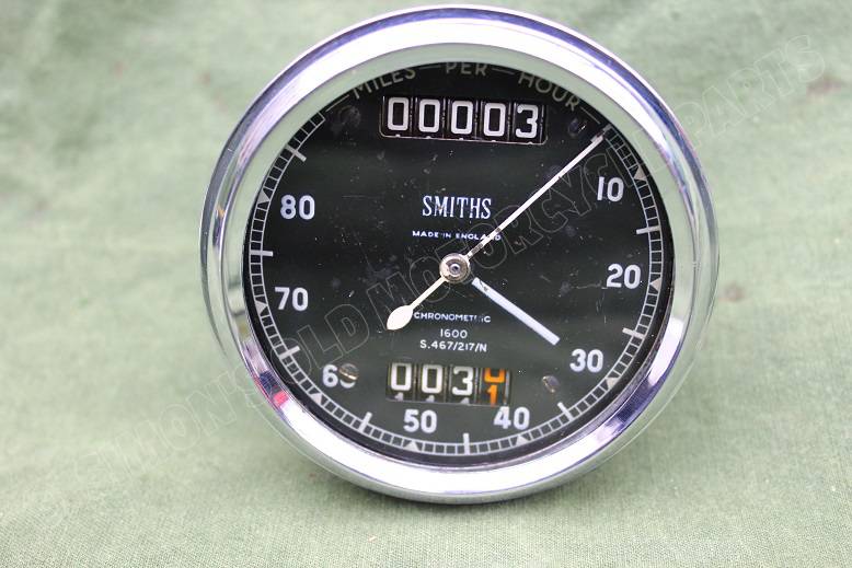 SMITHS S467/217 80 miles chronometric mijlenteller speedometer tacho Ambassador ??