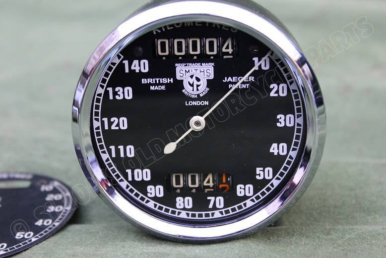 SMITHS S433/5/L 140 KM chronometric kilometer teller speedometer tacho HELD reserved
