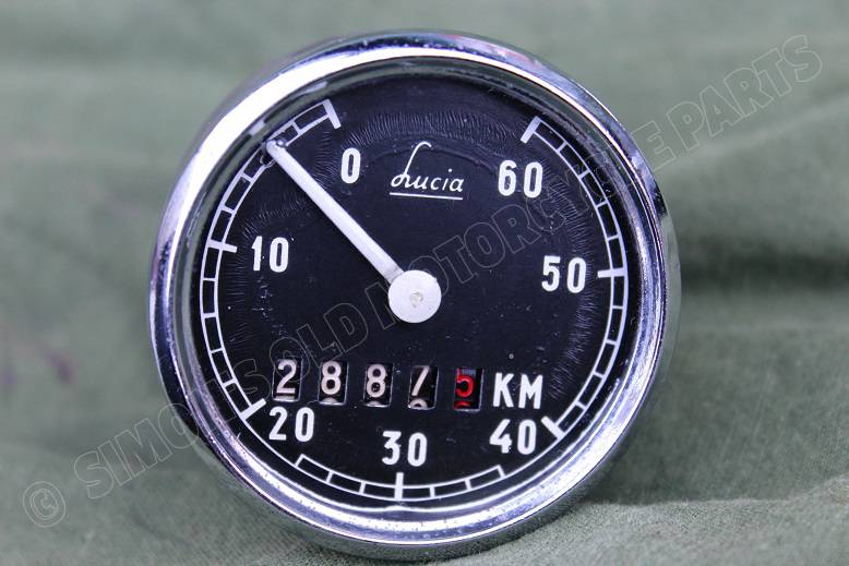 LUCIA 60 KM kilometer teller tacho speedometer bromfiets moped 1950’s