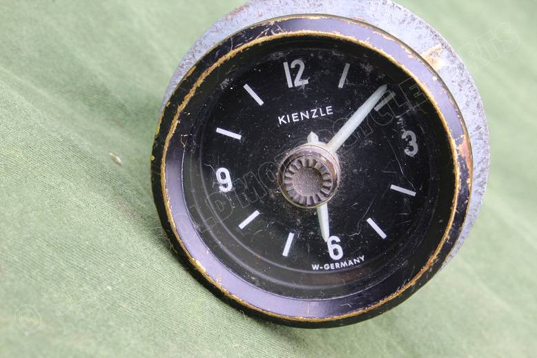 KIENZLE 12 volts auto klokje 52 mm car clock pkw uhr MERCEDES ?? Simons Old Motorcycle Parts