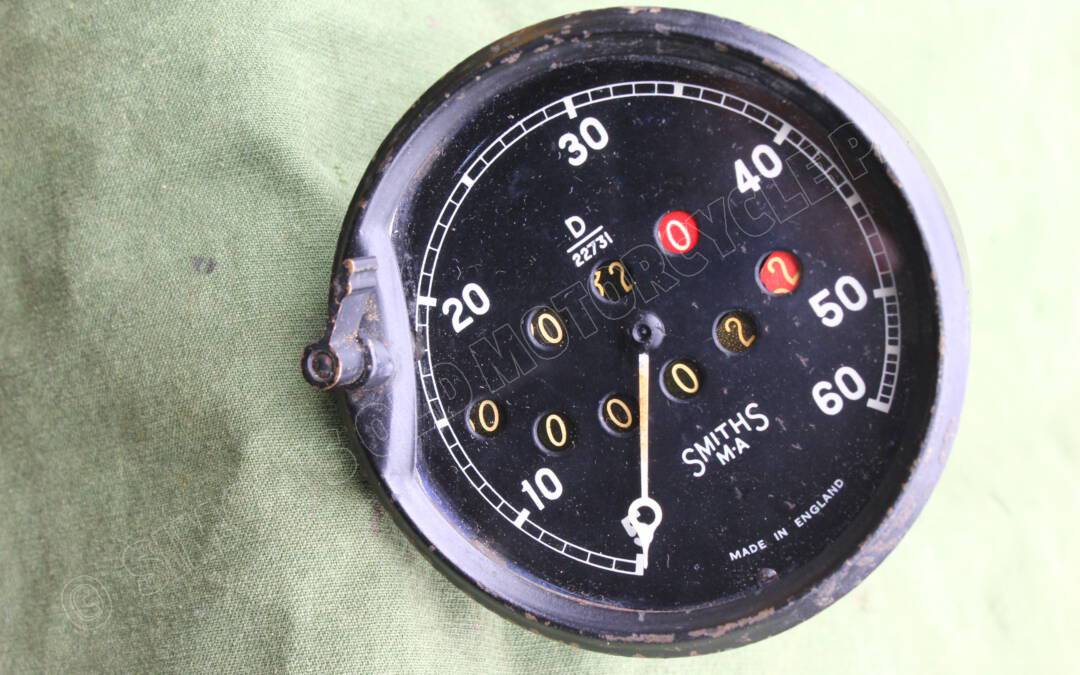Smiths 1930’s / 1940’s 60 miles speedometer tacho mijlenteller governer type