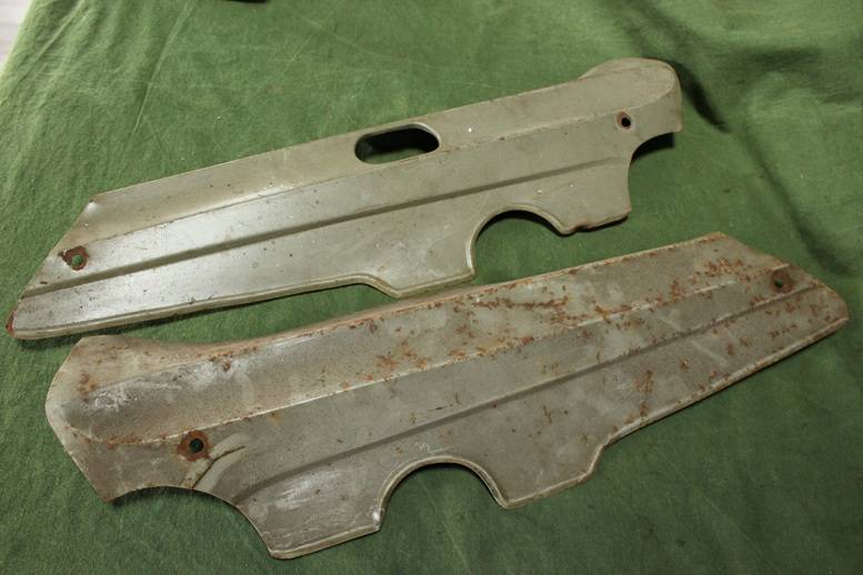 Flandria Eurolux bromfiets motorschermen engine side covers