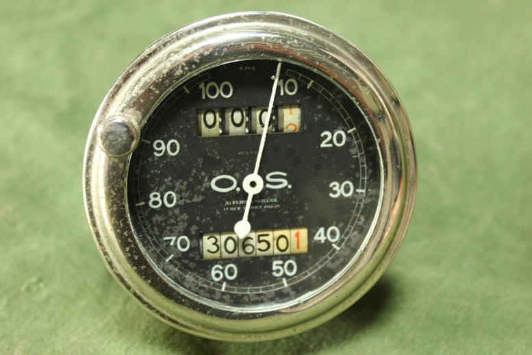 O.S. 100 KM kilometer teller speedometer tacho 1930’s
